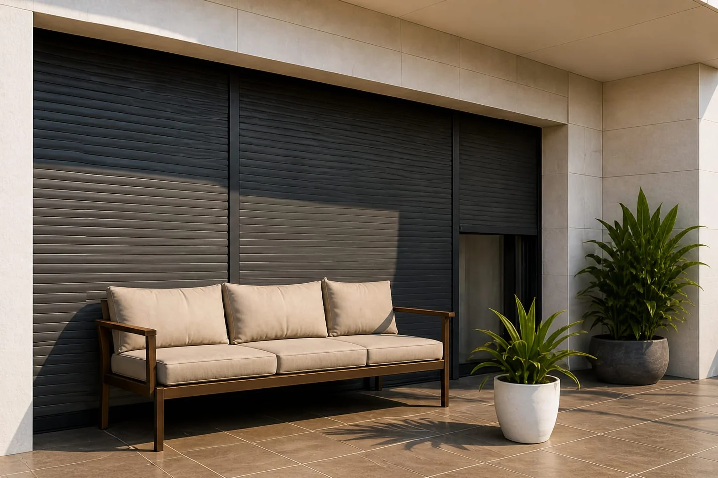 Persianas terraza. imagen de inspiración