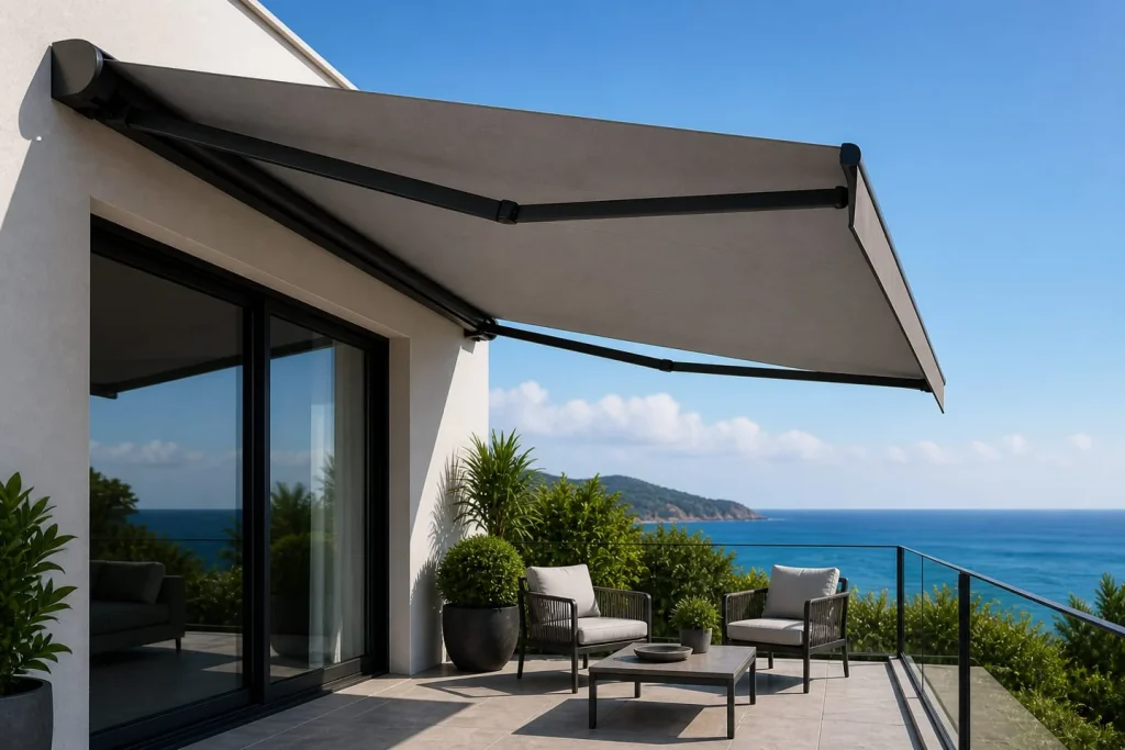 Toldo cofre terraza. imagen de inspiración